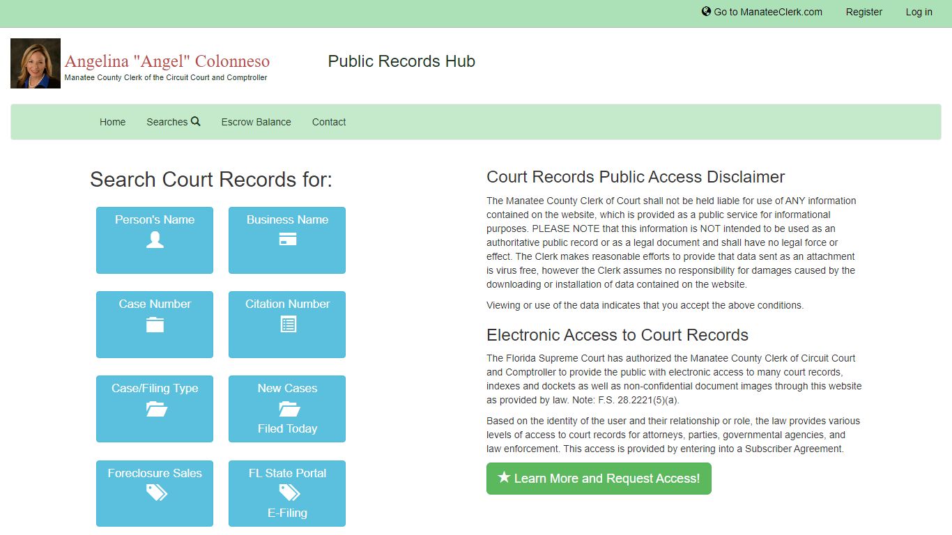 Search Court Records - Manatee County Clerk